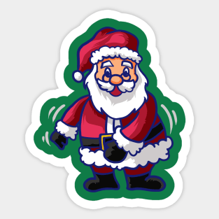 Anime Santa dancing the Flossing dance! Sticker